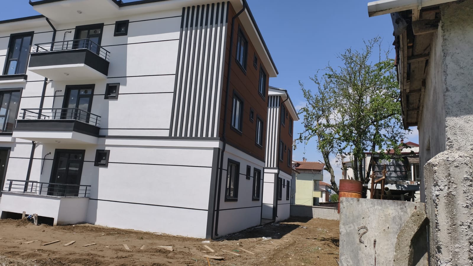 Tamamlanan konut binası dış cephe