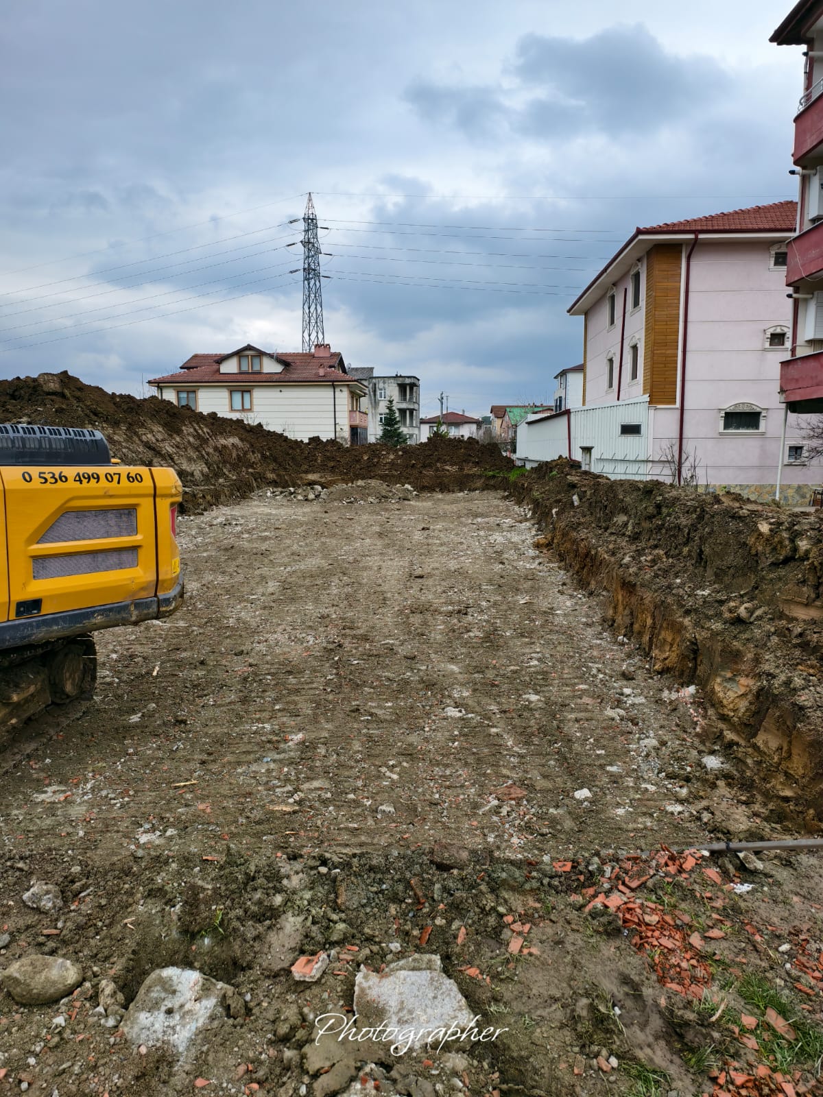 Arsa hazırlık ve hafriyat çalışması